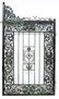 (PAIR) LARGE IRON FRAMED GATES, 88"H x 55"W - 4
