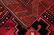 PERSIAN SHIRAZ WOOL RUG, . 4'9" X 9'3" - 3