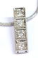 LADIES ESTATE 14KT WHITE GOLD & DIAMOND NECKLACE - 3
