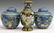 (3) VINTAGE CLOISONNE ENAMEL GINGER JARS & VASE