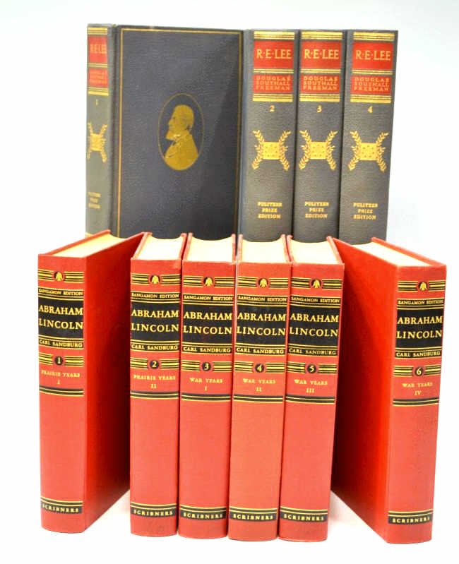 (10) BOOKS: R.E. LEE & ABRAHAM LINCOLN (1 of 3)