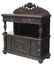 HIGHLY CARVED CONTINENTAL OAK SERVER SIDEBOARD