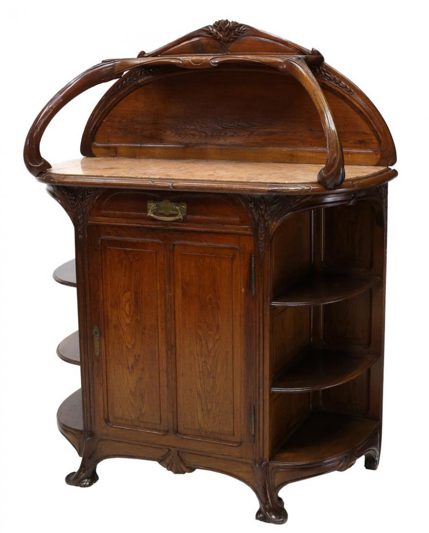 COLLECTIBLE NOUVEAU SERVER, NANCY, FRANCE, C. 1900 (1 of 4)