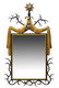 ORNATE IRON FRAME MIRROR AFTER GILBERT POILLERAT