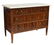 FRENCH MARBLE TOP MAHOGANY COMMODE, 18TH/19TH C