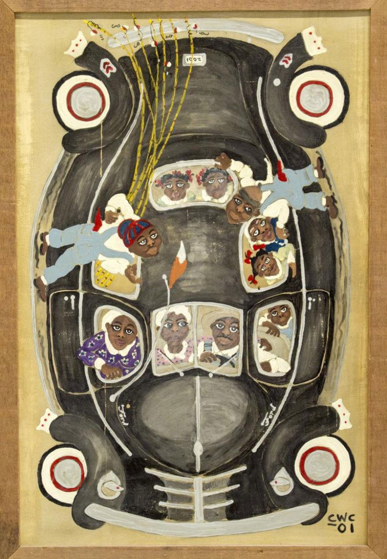 C.W. CONNER (GEORGIA, B. 1938) FOLK ART PAINTING (1 of 5)