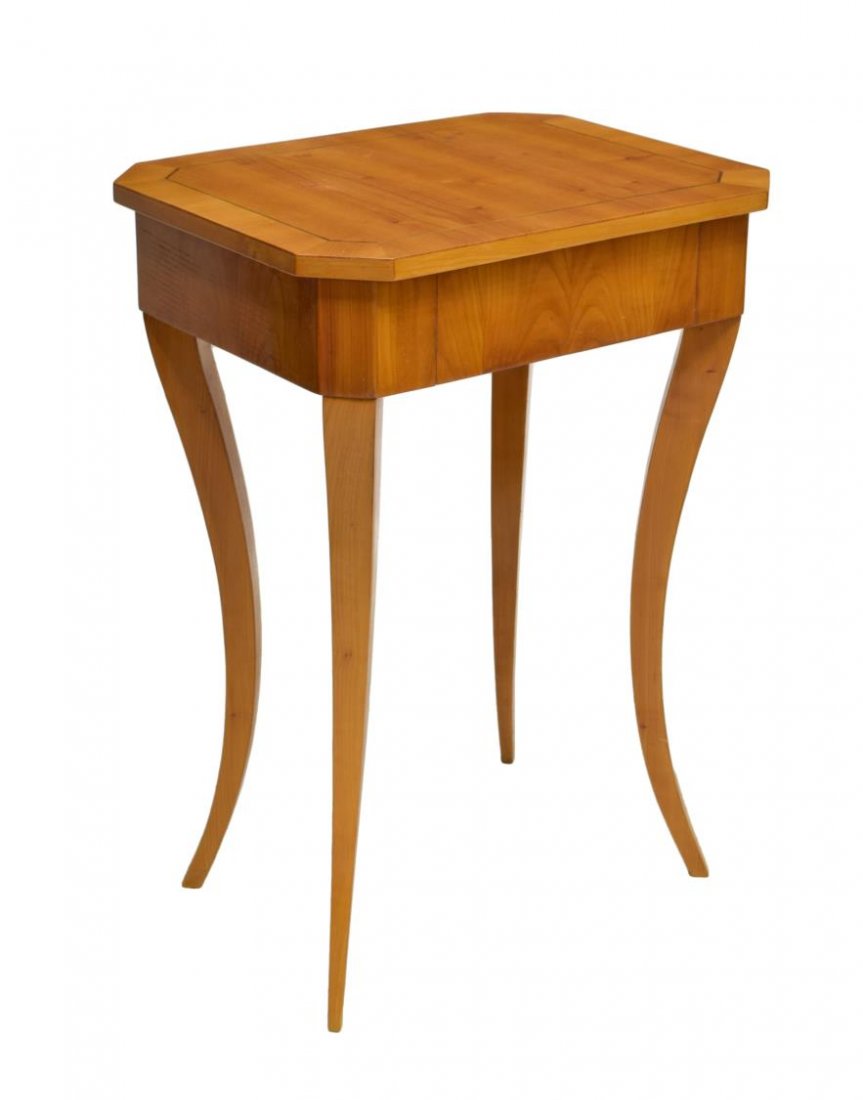 DANISH BIEDERMEIER STYLE MAPLE OCCASIONAL TABLE (1 of 4)