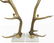 (2) DEER ANTLER ON MARBLE CANDLEHOLDERS - 3
