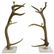 (2) DEER ANTLER ON MARBLE CANDLEHOLDERS - 4