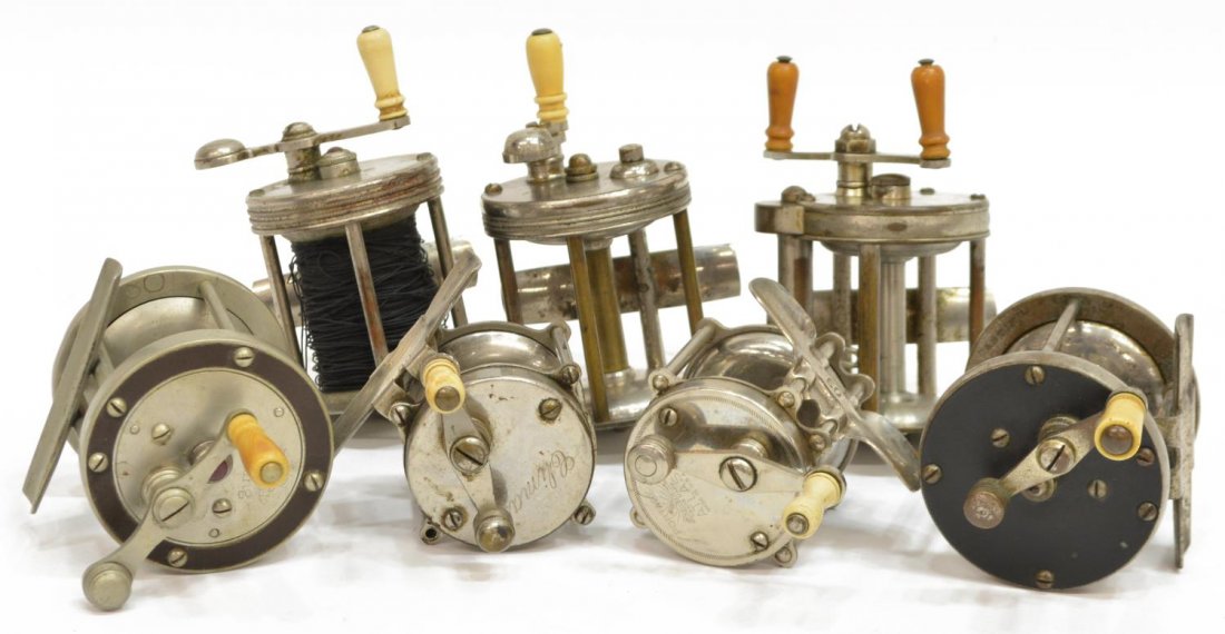 (7) VINTAGE FISHING CASTING REELS, 1920'S OTHERS (1 of 7)