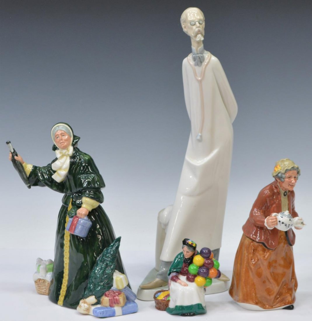 (4) ROYAL DOULTON & LLADRO PORCELAIN FIGURES (1 of 7)