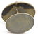 (6) TRAVELING FAUX WOOD & LEATHER INKWELL GROUP - 6