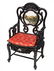 (3) CHINESE HARDWOOD INLAID MARBLE SALON SUITE - 3