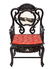 (3) CHINESE HARDWOOD INLAID MARBLE SALON SUITE - 2