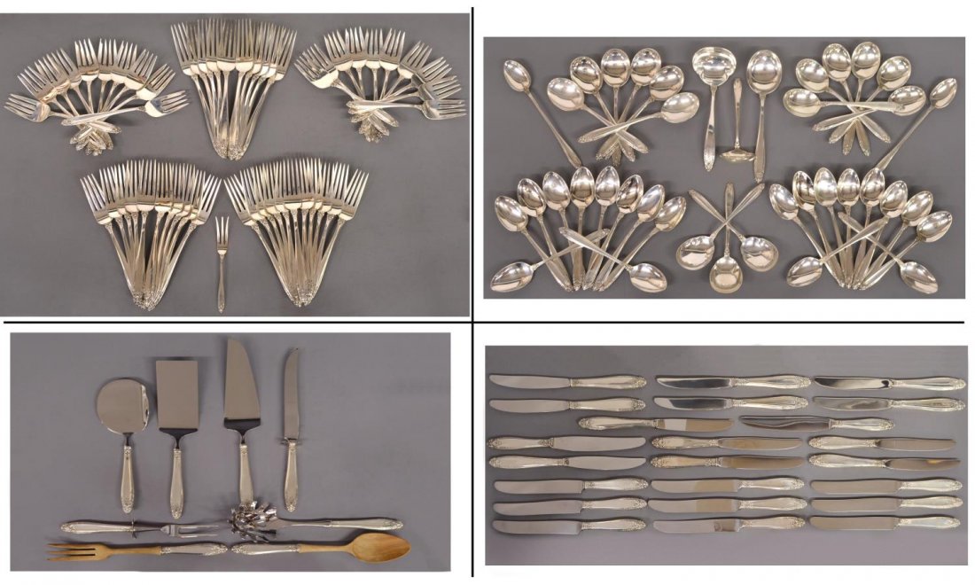 (123) INTERNATIONAL PRELUDE STERLING FLATWARE SET (1 of 7)