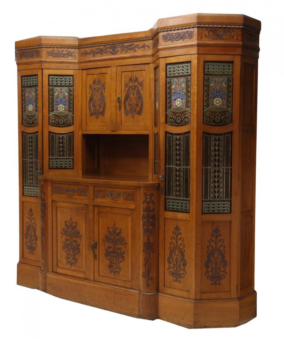 STUDIO LUIGI "GINO" COPPEDE ART NOUVEAU SIDEBOARD (1 of 6)