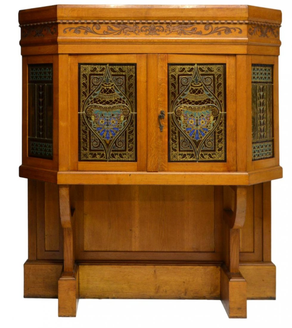 STUDIO LUIGI "GINO" COPPEDE ART NOUVEAU SIDEBOARD (1 of 4)