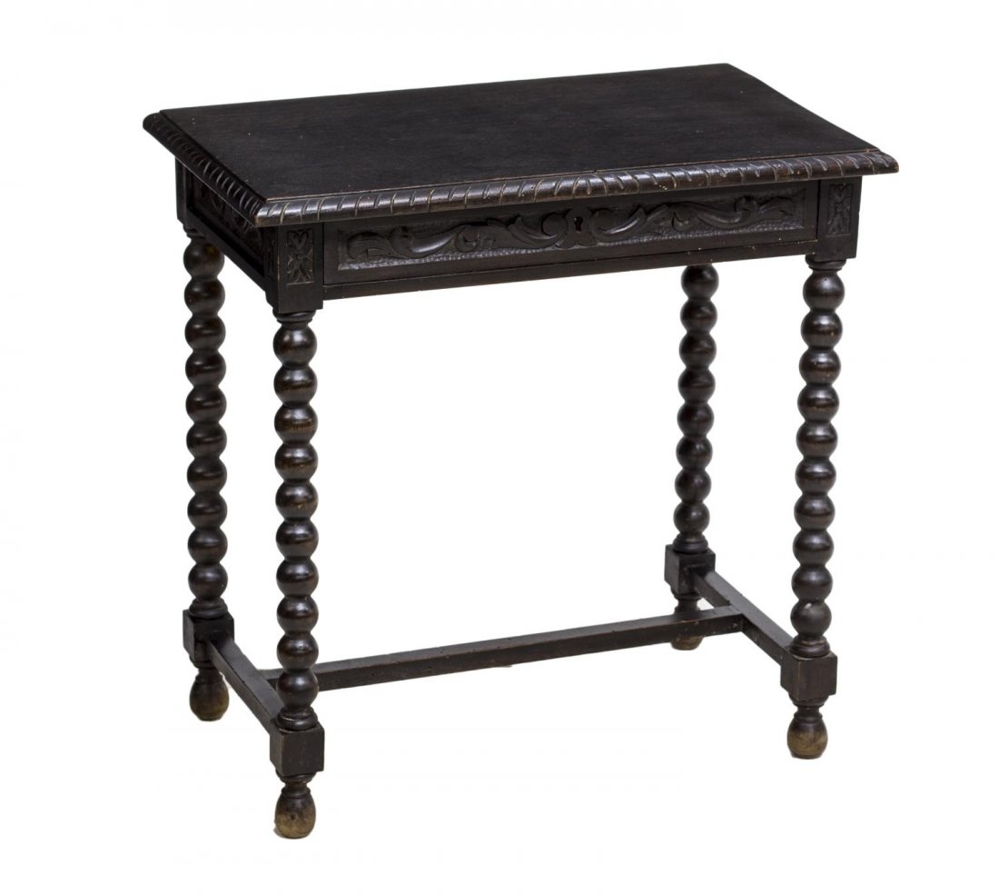 SPANISH CARVED EDGE SIDE TABLE (1 of 3)