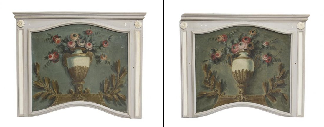 (2) FRENCH FRAMED WALL PANELS, OIL ON CANVAS STILL (1 of 2)