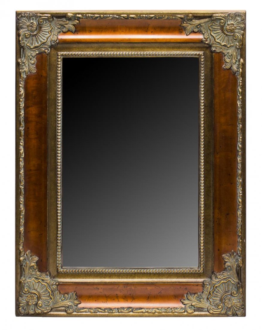 FRAMED RECTANGULAR FORM BEVELED EDGE MIRROR (1 of 2)