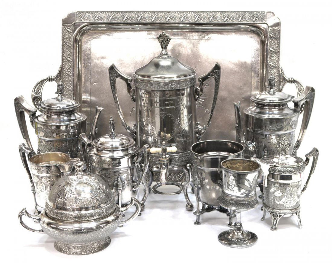 (10) AESTHETIC SILVERPLATE COFFEE & SERVICEWARE (1 of 10)