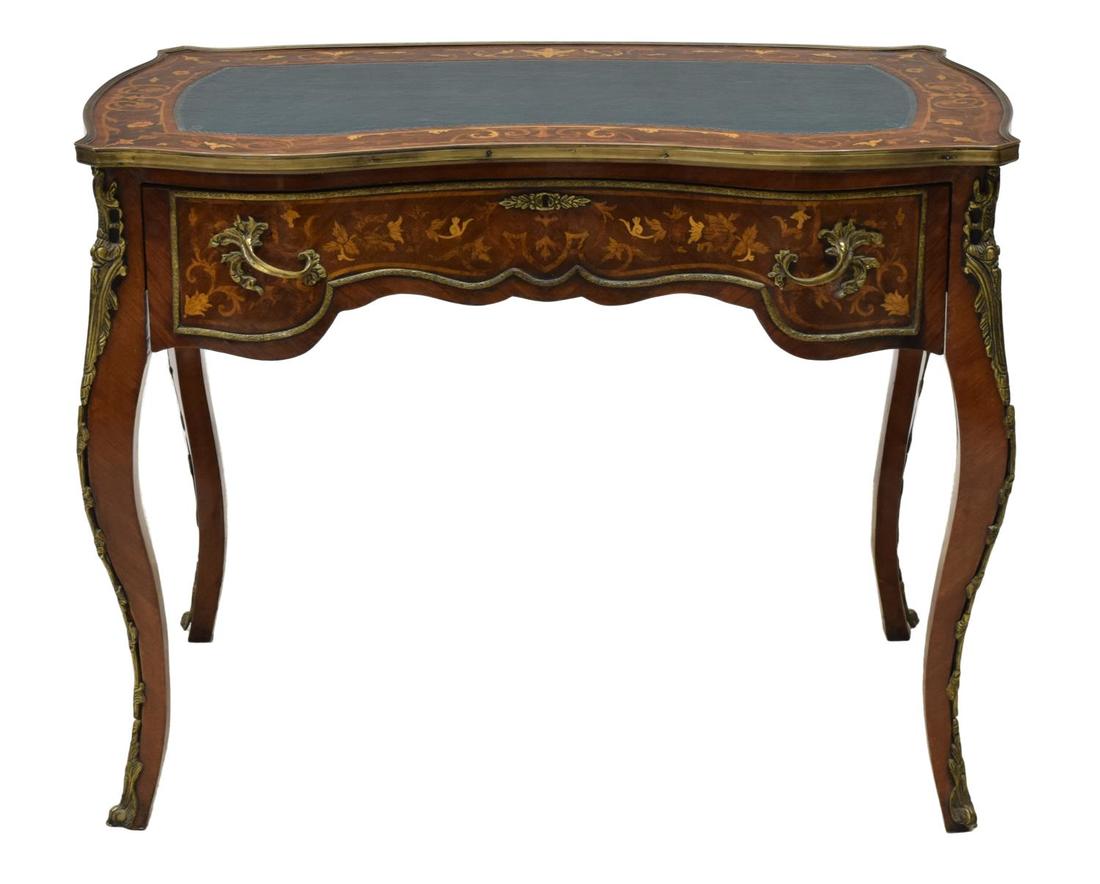 FRENCH LOUIS XV STYLE MARQUETRY WRITING TABLE (1 of 3)