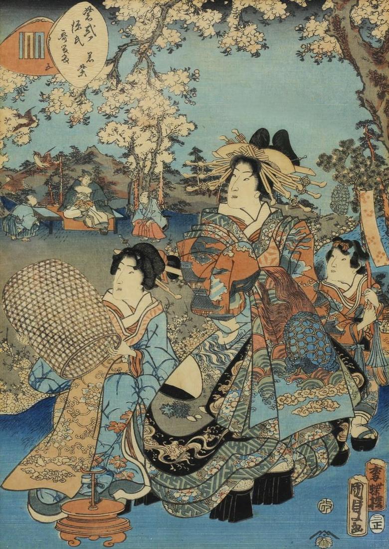 AFTER UTAGAWA KUNISADA II (JAPANESE 1823-1880) (1 of 5)