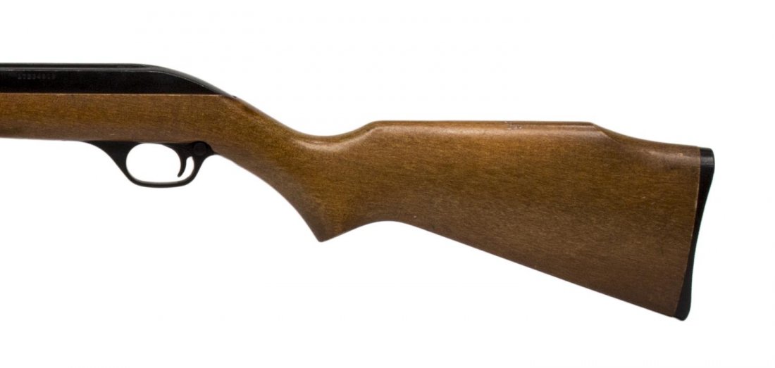 MARLIN MODEL 60 AUTOLOAD .22LR CALIBER RIFLE: Marlin Model 60 auto-loading rifle, .22LR caliber, 22" round "micro groove" barrel, adjustable rear sight, tubular magazine, hardwood stock, SN 17334XXX *REQUIRES FFL TRANSFER" Start Price: $100.00