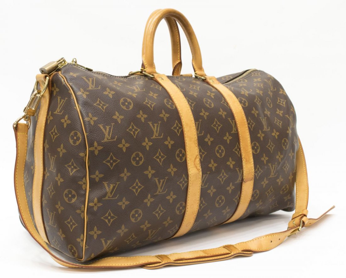LOUIS VUITTON 'KEEPALL 45' BANDOULIERE DUFFLE BAG (1 of 5)