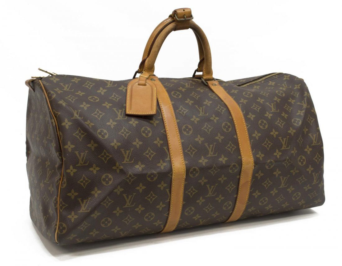 LOUIS VUITTON 'KEEPALL 55' MONOGRAM CANVAS DUFFLE (1 of 6)