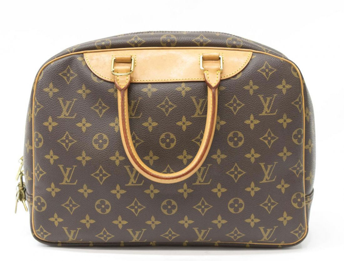 LOUIS VUITTON 'DEAUVILLE' MONOGRAM CANVAS HANDBAG (1 of 7)