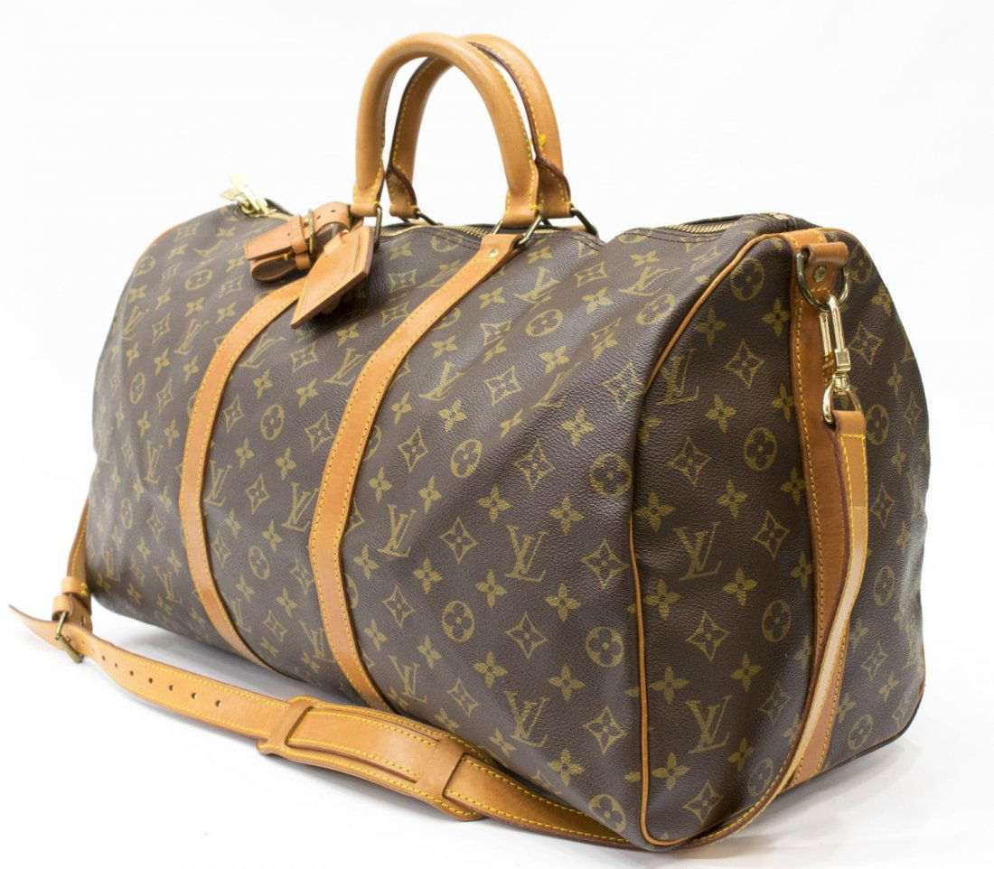 LOUIS VUITTON 'KEEPALL 50' BANDOULIERE DUFFLE BAG (1 of 4)