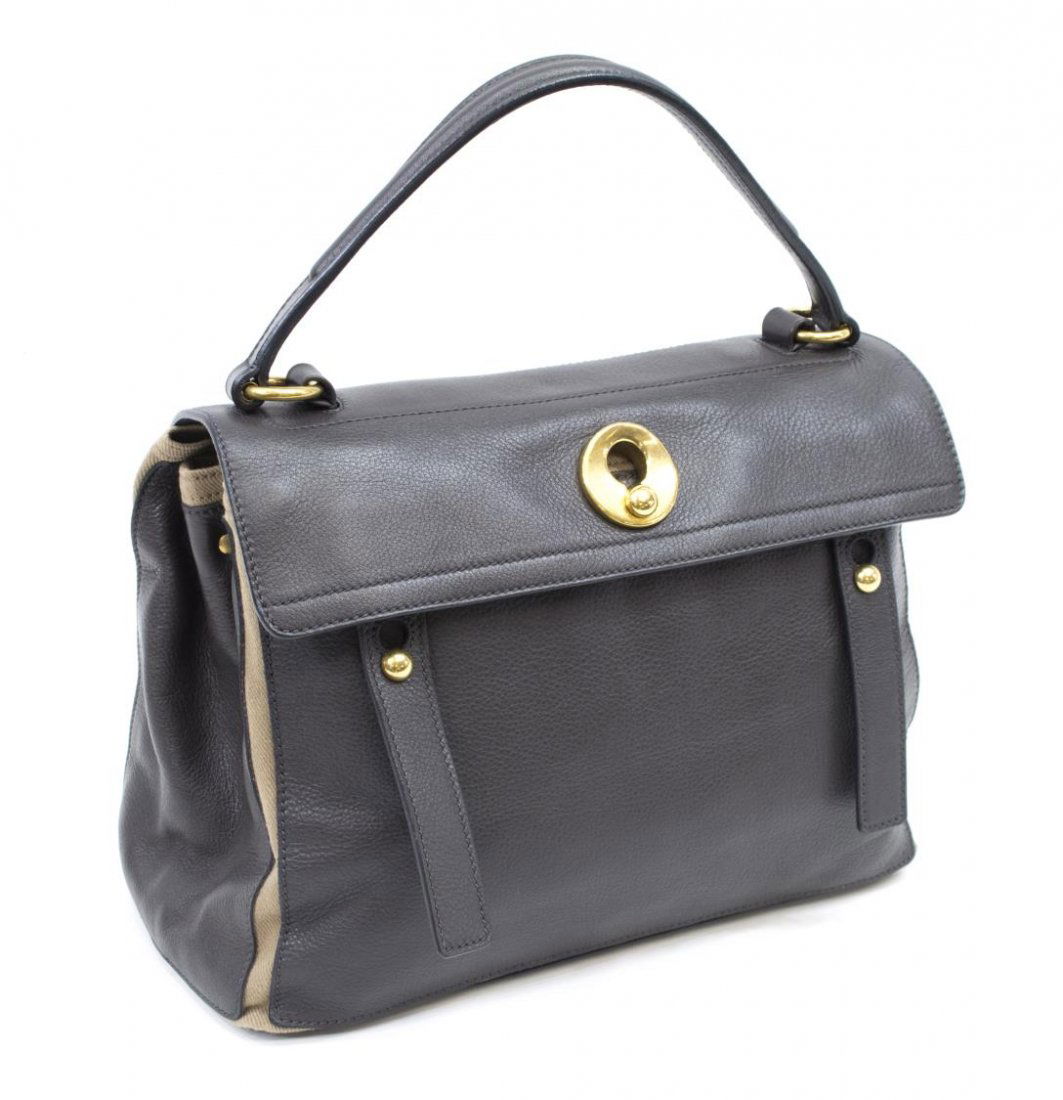 YVES SAINT LAURENT 'MUSE TWO' SM LEATHER HANDBAG (1 of 7)