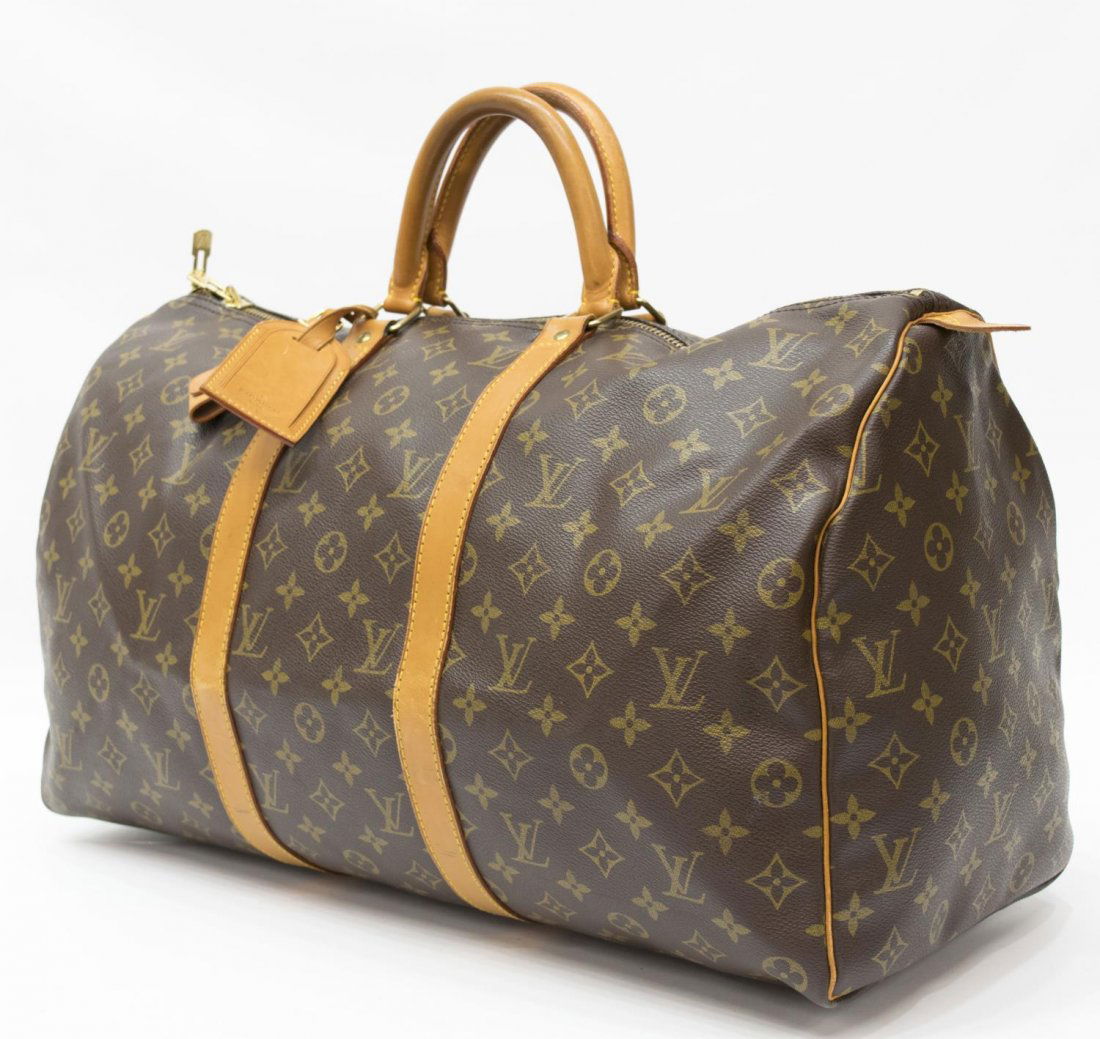 LOUIS VUITTON 'KEEPALL 50' MONOGRAM CANVAS DUFFLE (1 of 5)