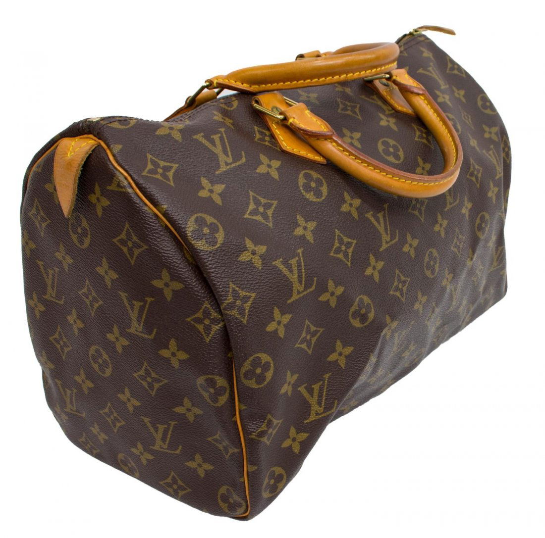 LOUIS VUITTON 'SPEEDY 35' MONOGRAM CANVAS HANDBAG (1 of 4)