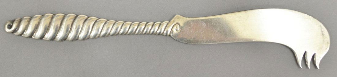 (6) WHITING MFG CO OVAL TWIST STERLING SERVICEWARE (1 of 8)