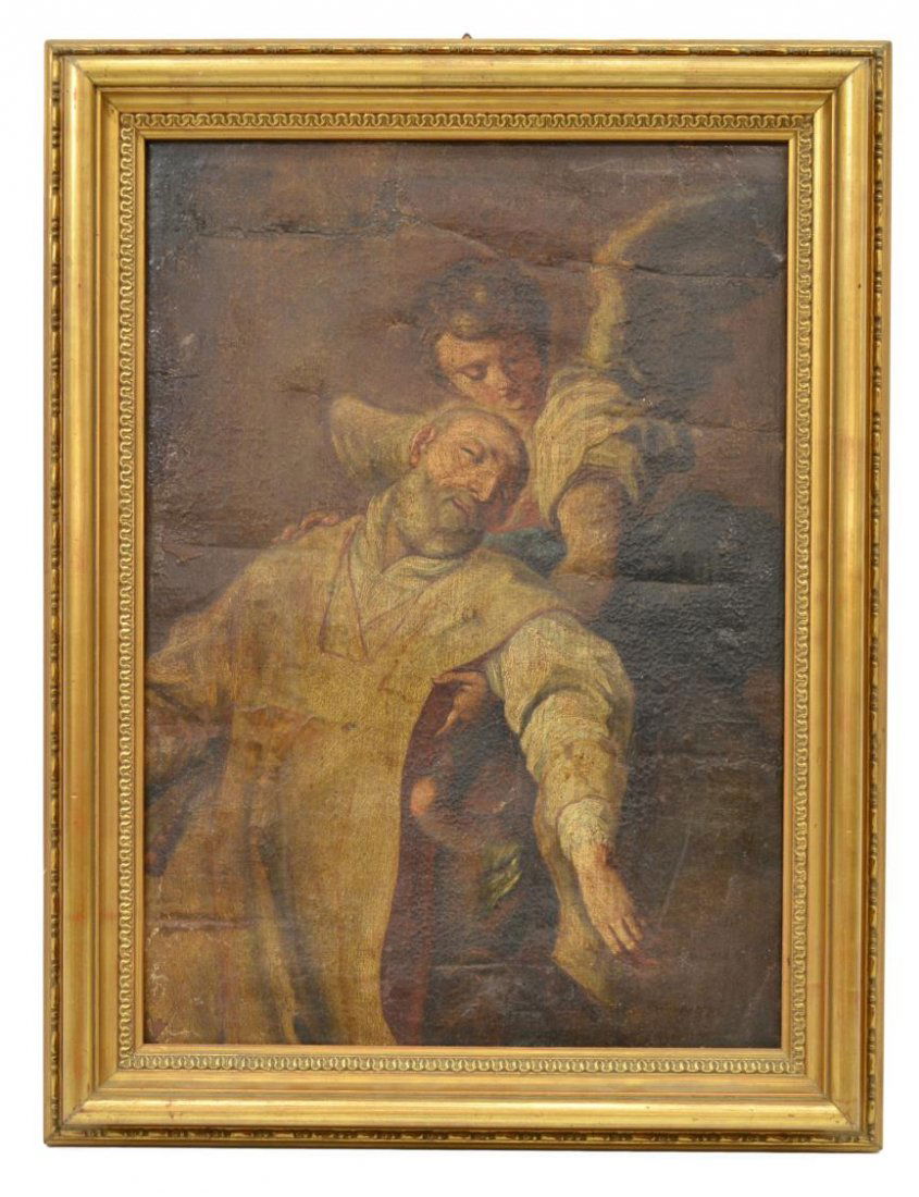 18TH / 19TH C. CONTINENTAL RELIGIOUS PAINTING (1 of 7)