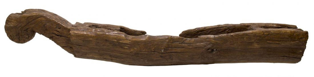 SOUTHEAST ASIAN TEAKWOOD NATURALISTIC RICE BIN (1 of 3)