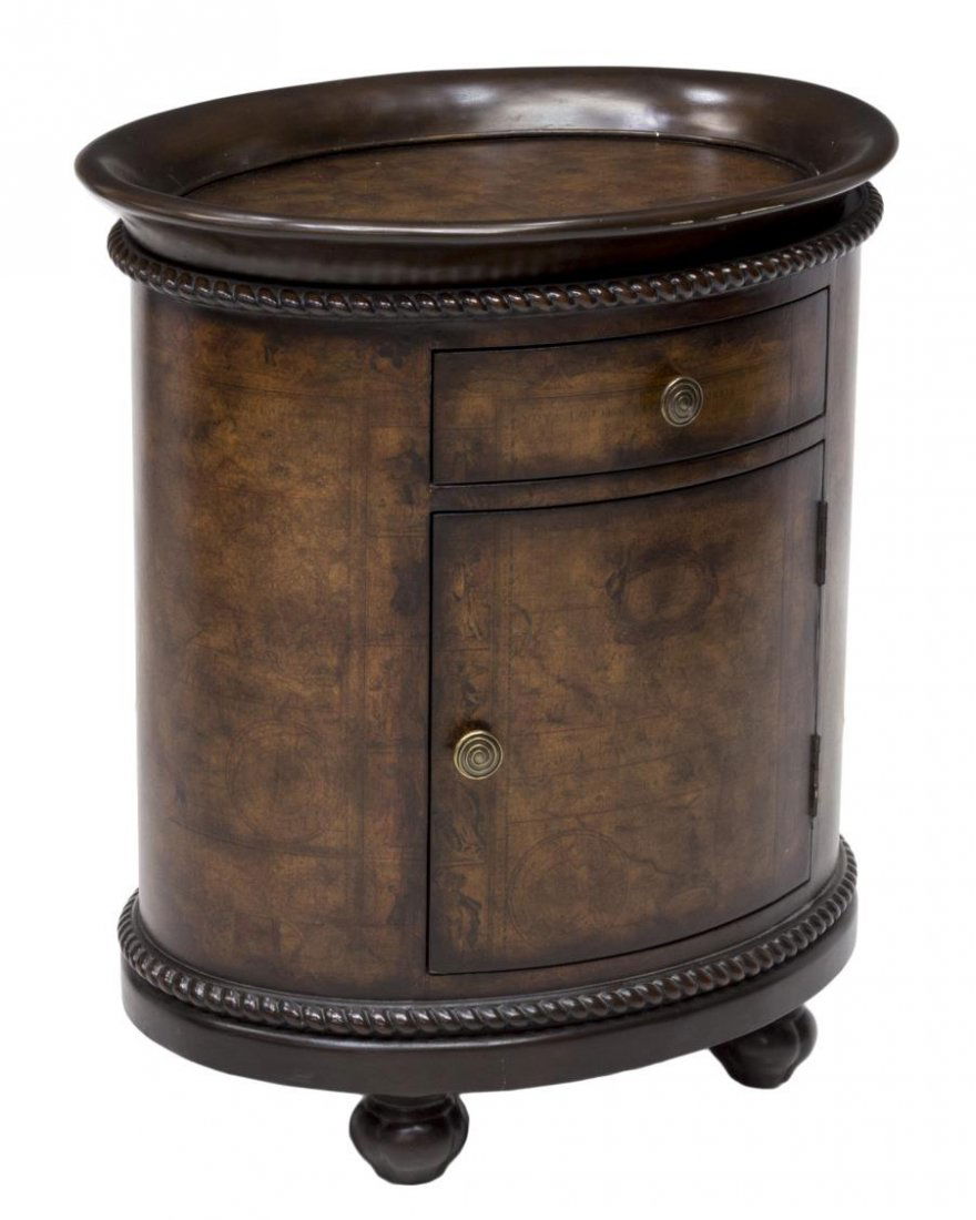 MAITLAND-SMITH STYLE TRAY TOP OCCASIONAL TABLE (1 of 3)