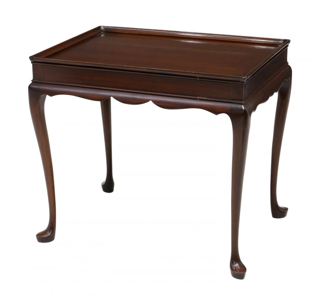 HARDEN WALNUT FINISH SIDE TABLE (1 of 4)