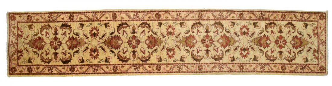 PAKISTAN HAND WOVEN WOOL RUNNER RUG (1 of 2)