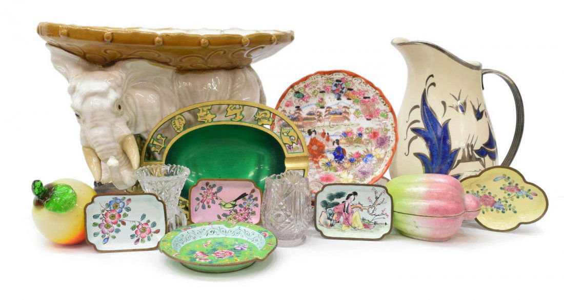 (16) COLLECTION OF VARIOUS CERAMIC & GLASS ITEMS (1 of 6)