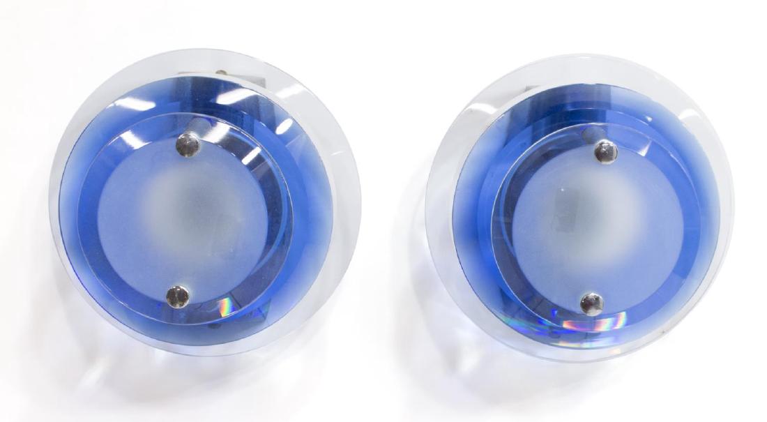 (2) ITALIAN MID-CENTURY MODERN CRYSTAL SCONCES (1 of 2)