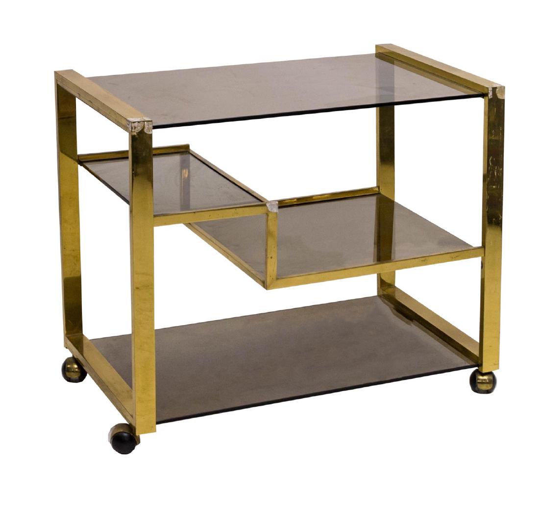 ITALIAN MID-CENTURY MODERN TIERED SERVICE CART (1 of 2)