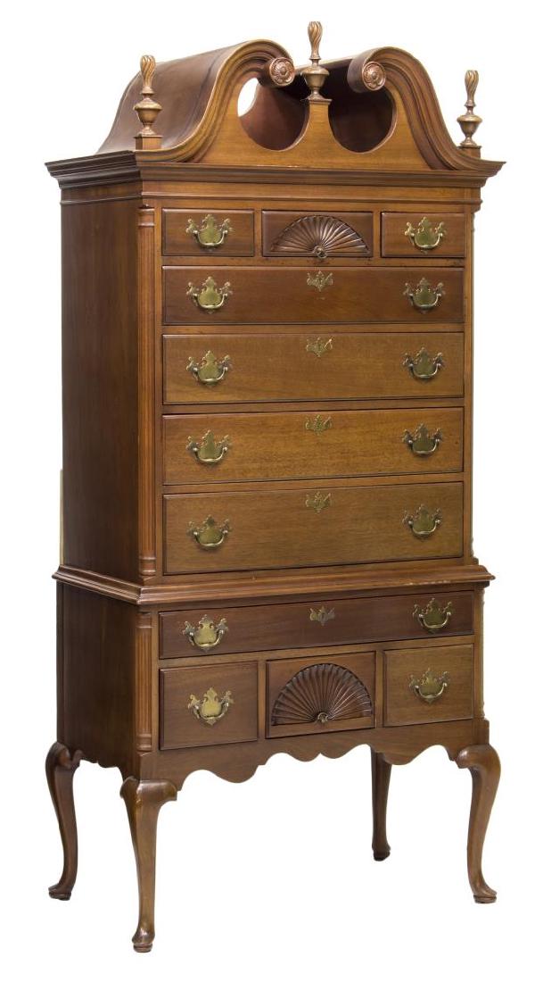 QUEEN ANNE STYLE HIGHBOY BY DREXEL 20TH CENTURY (1 of 2)
