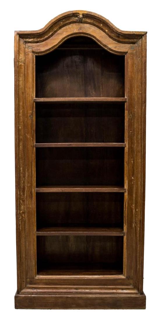 DUTCH COLONIAL TEAKWOOD MISSIONARY BOOKCASE (1 of 2)