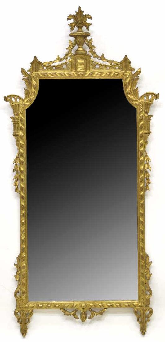 LARGE VENETIAN GILTWOOD WALL MIRROR (1 of 3)