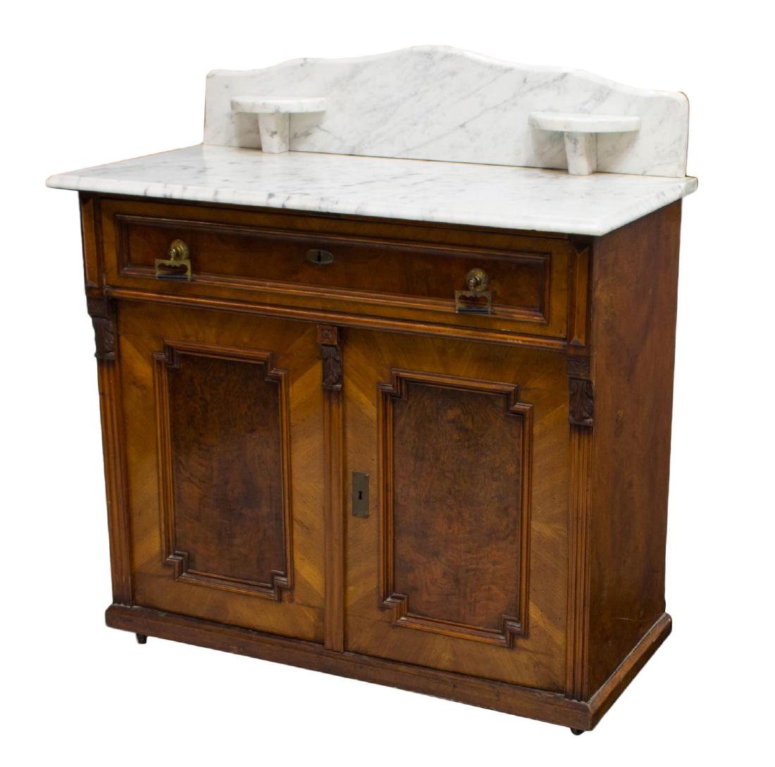 VICTORIAN MARBLE TOP WASH STAND LATE 19TH CENTURY (1 of 3)