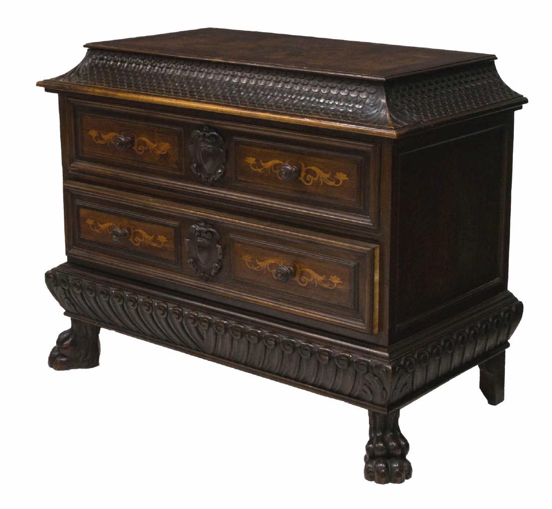 ITALIAN RENAISSANCE PAW FOOT COMMODE (1 of 5)