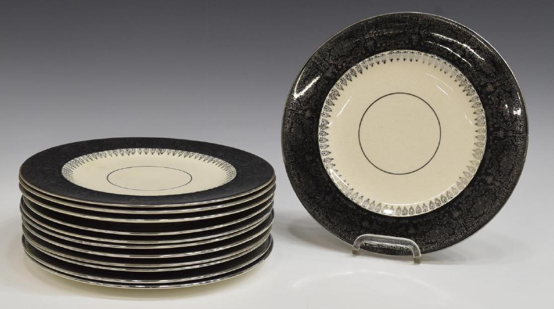 (12) SALEM CHINA CO PLATINUM GOLD ALLOY PLATES (1 of 6)